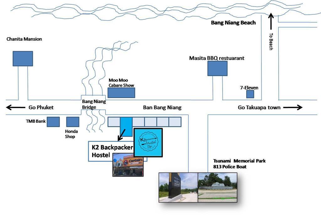 K2 Backpacker Hostel Khao Lak Eksteriør billede